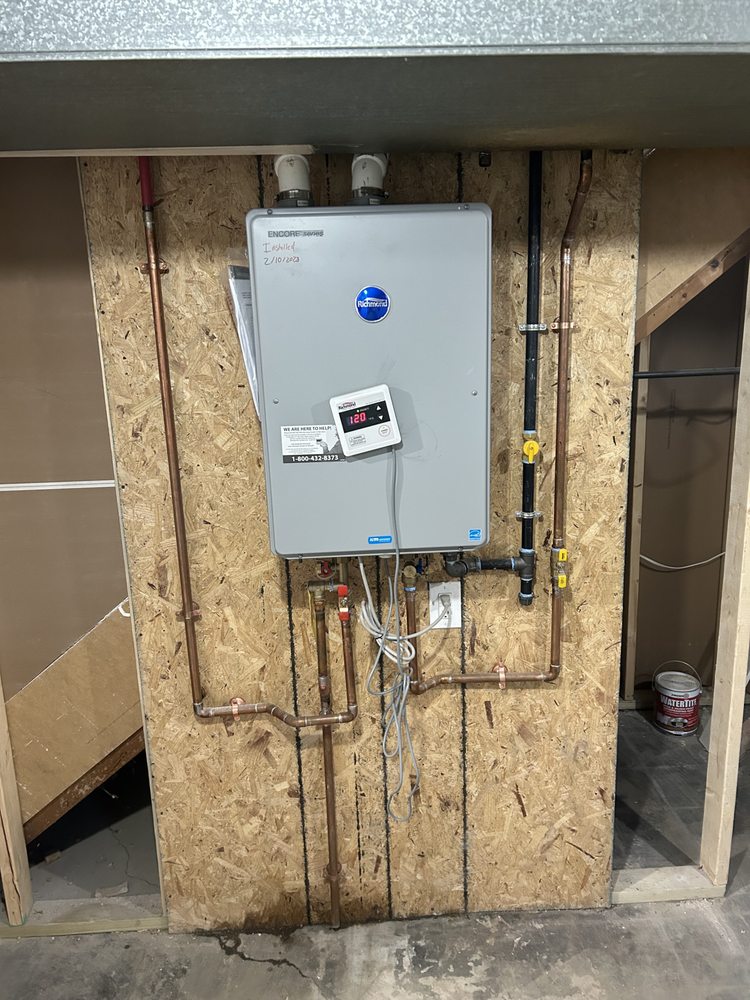 Tankless water heater installation in Attica, OH